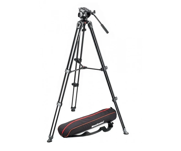 Manfrotto MVK500AM Video Tripod Kit Çantalı Telescopic Twin Leg System ürün görseli 1
