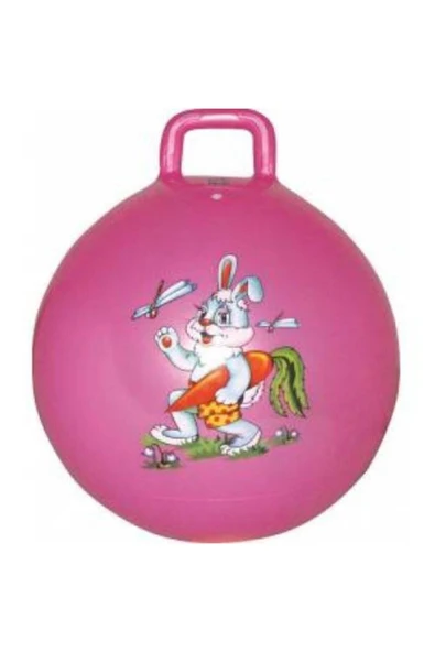 Kız Çocuk Pembe Zıp Zıp Plates Topu 90 Kg Taşıma ürün görseli 1