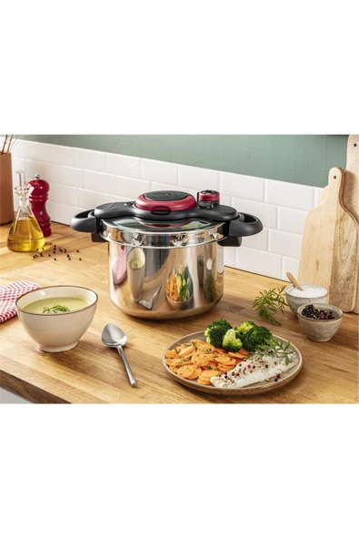 TEFAL Clipso Minut Easy Düdüklü Tencere - 6L - Resim 6