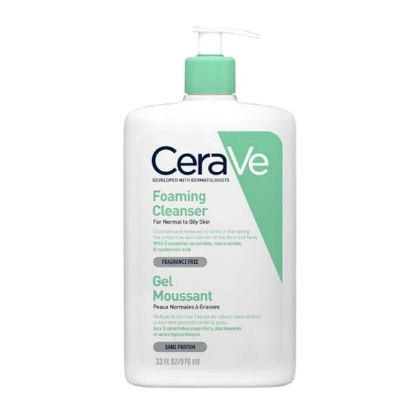 Cerave Foaming Cleanser - Köpüren Temizleyici 976 ml Avantajlı Boy ürün görseli 1