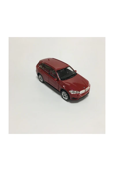 Die Cast Bmw X5 Metal Çek Bırak Araba - kırmızı ürün görseli 1