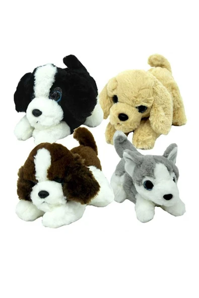 Yatan Havlayan Peluş Köpek ürün görseli 1