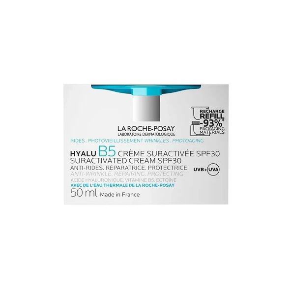 La Roche Posay Hyalu B5 Suractivated Cream SPF30 Refill - Kırışıklık Karşıtı ve Dolgunlaştırıcı Krem 50 ml ürün görseli 1