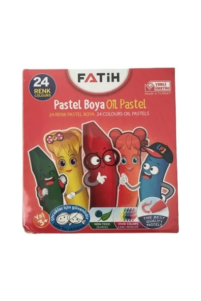 Fatih Pastel Boya 24 Renk ürün görseli 1