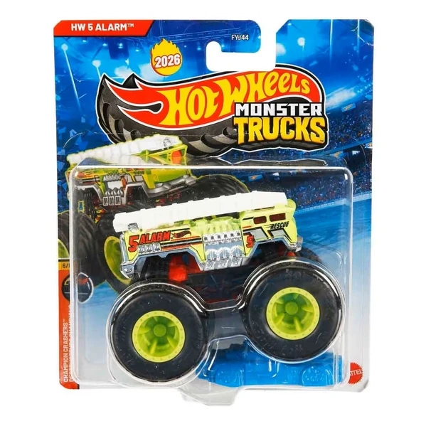 Hot Wheels Monster Trucks Canavar Kamyon Arabalar - HW 5 Alarm ürün görseli 1