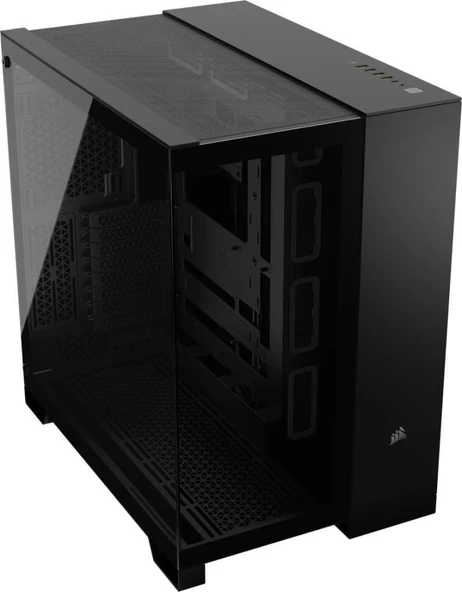 CORSAIR 6500X Mid-Tower Dual Chamber PC Case - Black (CC-9011257-WW) Outlet ürün görseli 1