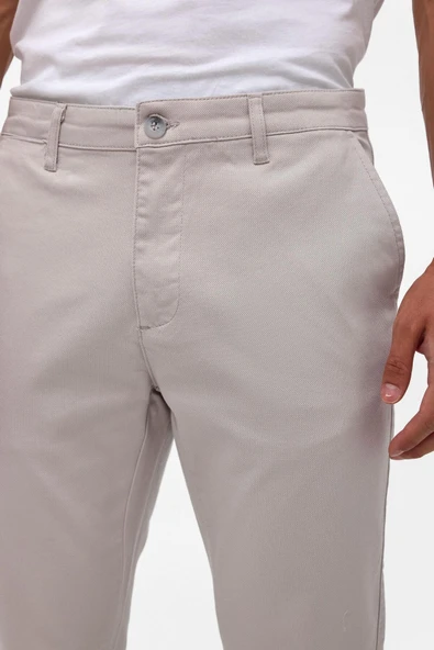 Siyah Slim Fit Armürlü Pantolon - Resim 7