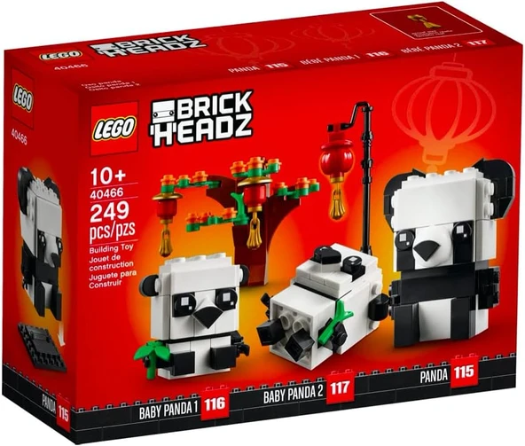 Lego 40466 BrickHeadz Chinese New Year Pandas ürün görseli 1