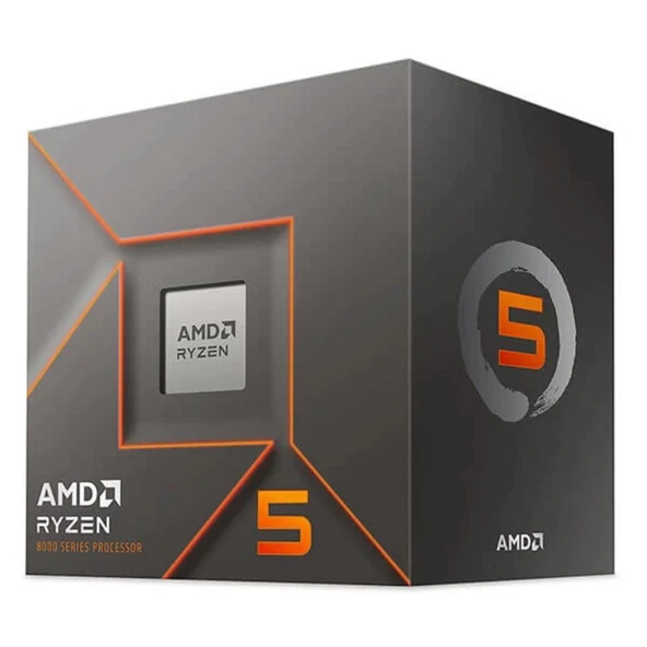 AMD RYZEN 5 8400F 22MB 8çekirdekli VGA YOK AM5 65w Kutulu+Fansız ürün görseli 1