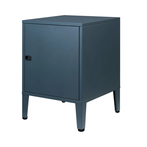Lande Ziglat Serisi Metal Home Office Dolabı Metal Kapaklı Kompakt Ofis ve Evrak Dolabı Antrasit Gri 450x490x450 mm ürün görseli 1