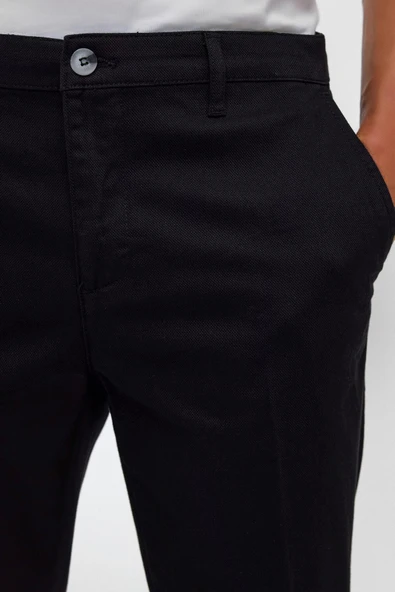 Lacivert Regular Armürlü Pantolon - Resim 7