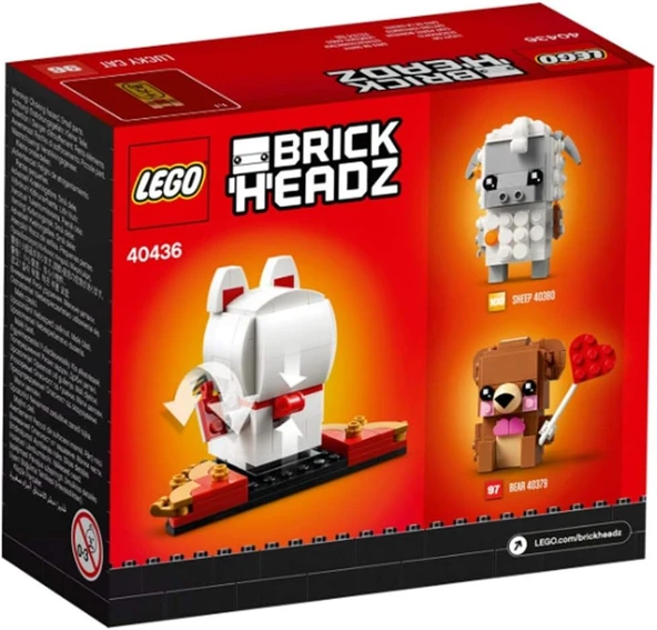 LEGO 40436 Brickheadz Lucky Cat - Resim 2