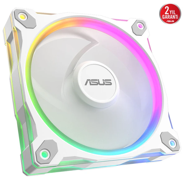 ASUS 12cm PRIME MR120 RGB Kasa Fanı Beyaz ürün görseli 1