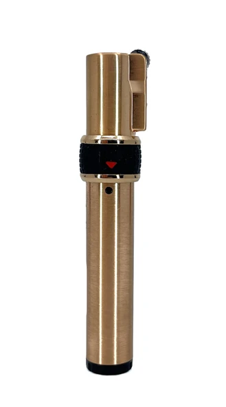 Zenit Tek Torch Jet Alev Metal Çakmak - Altın Rengi ürün görseli 1