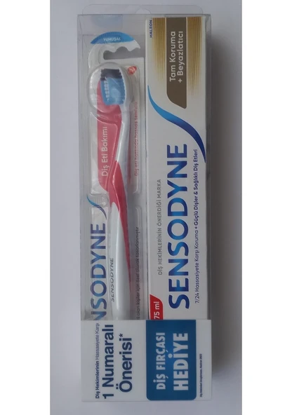 Sensodyne Avantaj Paketi - Tam Koruma Macun 75 ml + Diş Fırçası ürün görseli 1
