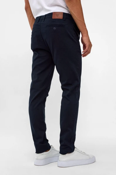 Siyah Slim Fit Armürlü Pantolon - Resim 10