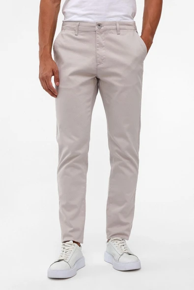 Siyah Slim Fit Armürlü Pantolon - Resim 3