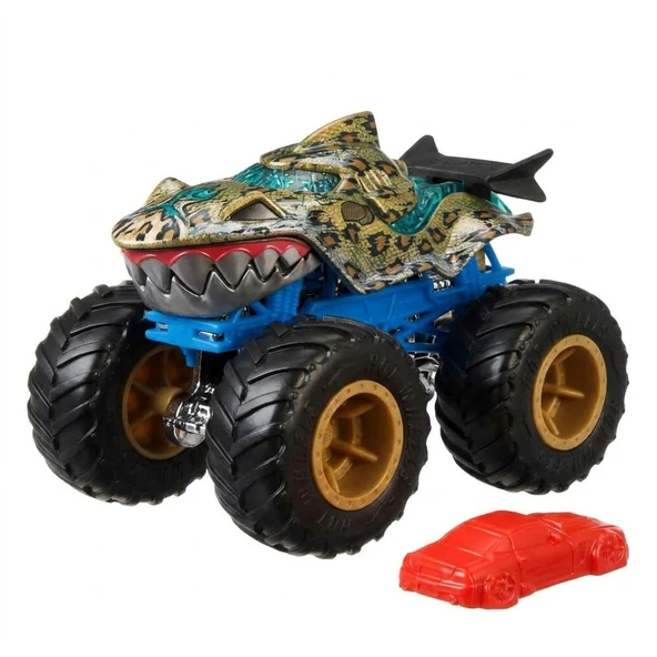 Hot Wheels Monster Trucks Canavar Kamyon Arabalar - Great Bite - Resim 2