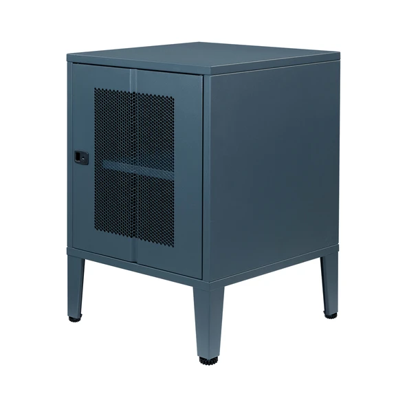 Lande Ziglat Serisi Perfore Kapaklı Metal Dolap Antrasit Gri (RAL 7016) 450x490x450 mm ürün görseli 1
