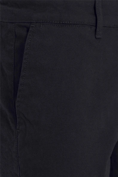 Lacivert Regular Armürlü Pantolon - Resim 4