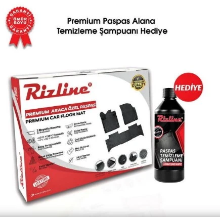 Rizline Premium Jeep Compass 2026 Sonrası Uyumlu Paspas | 1.2 Hybrid ürün görseli 1