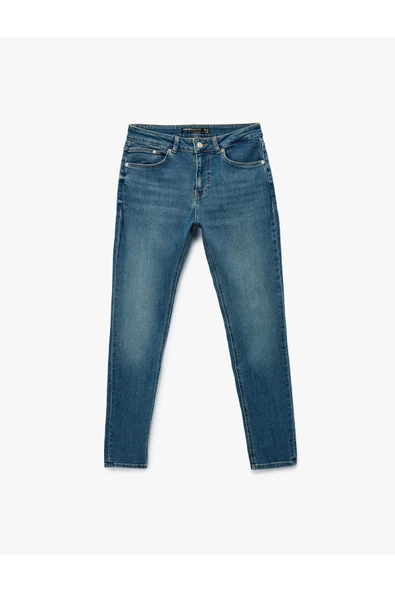 Pamuklu Normal Bel Skinny Fit Jean Pantolon - Michael Jean ürün görseli 1