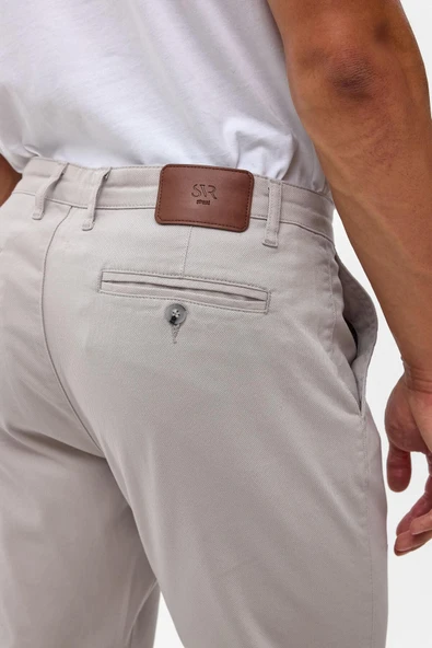 Siyah Slim Fit Armürlü Pantolon - Resim 11