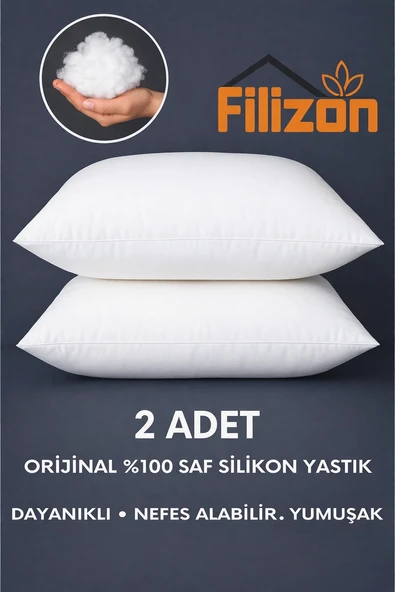 Filizon 2 Adet Boncuk Silikon Yastık Dayanıklı Nefes Alabilir Yumuşak ürün görseli 1