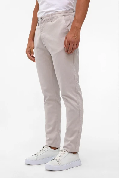 Siyah Slim Fit Armürlü Pantolon - Resim 5