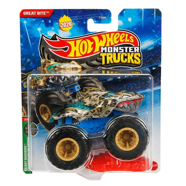 Hot Wheels Monster Trucks Canavar Kamyon Arabalar - Great Bite ürün görseli 1