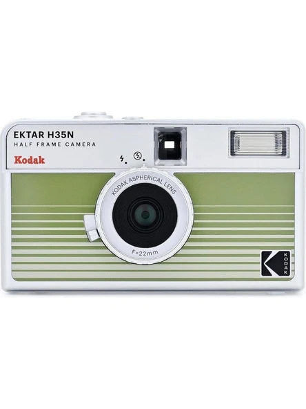 Kodak Ektar H35N 35mm Filmli Fotoğraf Makinesi Çizgili Yeşil ürün görseli 1
