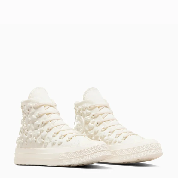 Converse Chuck 70 3D Charms Unisex Krem Sneaker - Resim 2