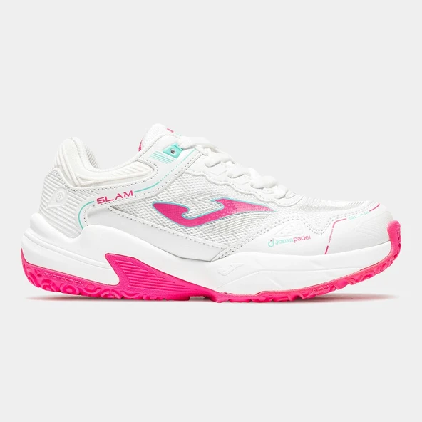 Joma JSLAMS2632OM Slam Jr Tenis ve Padel Ayakkabısı Çocuk - Beyaz/Pembe ürün görseli 1