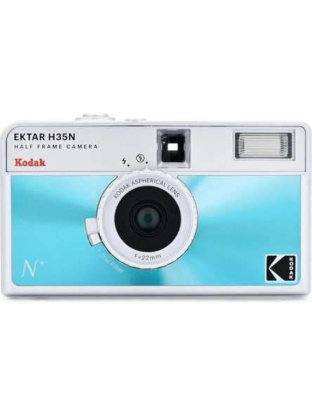 Kodak Ektar H35N 35mm Filmli Fotoğraf Makinesi Sırlı Mavi ürün görseli 1