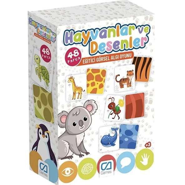 Games Hayvanlar Ve Desenleri 48 Parça 5155 ürün görseli 1