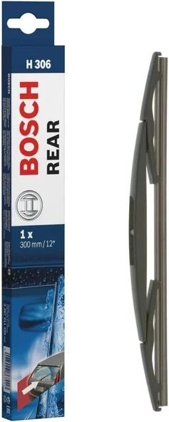 Bosch Rear Arka Silecek Honda CR-V (2019-2022), Nissan Micra (2011-2018), Bmw F20-F21 (2012-2019), Toyota Auris (2007-2012), Seres 3 EV (2020 ve sonrası) [300 mm] H306 ürün görseli 1
