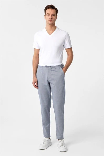 Siyah Slim Fit Armürlü Jogger Pantolon ürün görseli 1