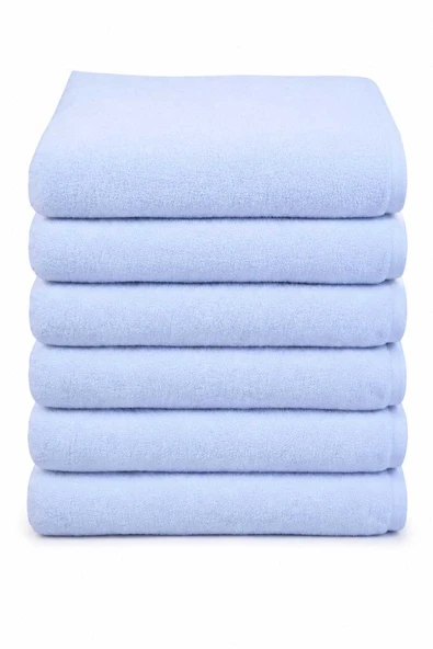 6 lı Otel El Yüz Havlusu Pamuklu Beyaz 50x85 Cm Newcotton ürün görseli 1