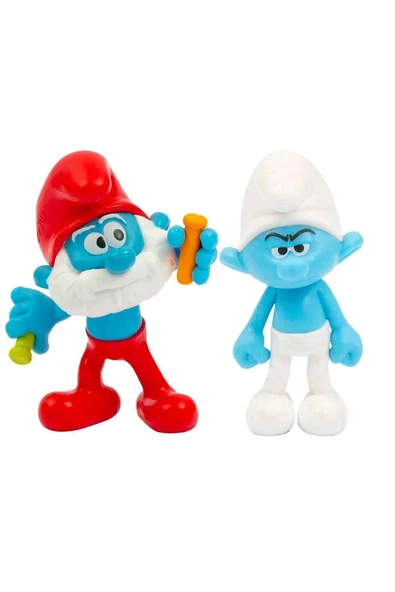Giochi Preziosi Şirinler Renk Değiştiren İkili Paket PUF34000 (Somurtkan - Şirin Baba) ürün görseli 1