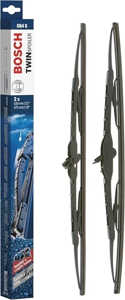 Bosch On Silecek Takim 530-475 Mm (Vw Golf 98-06 Polo 02-08 Seat Leon 00-06) 1J0998003 ürün görseli 1