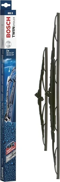 Bosch Twin Rüzgarlıklı Silecek Seti-600 400mm 601 S 3397010297 ürün görseli 1
