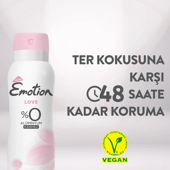 Emotion Love Kadın Sprey Deodorant 150 Ml - Resim 3
