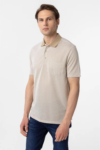 Mavi Regular Armürlü Polo Yaka Tişört - Resim 5