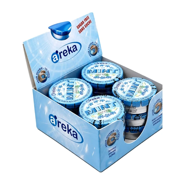 Areka Mint Naneli Şeker 12'li Teneke Kutu - 11,5 gr ürün görseli 1