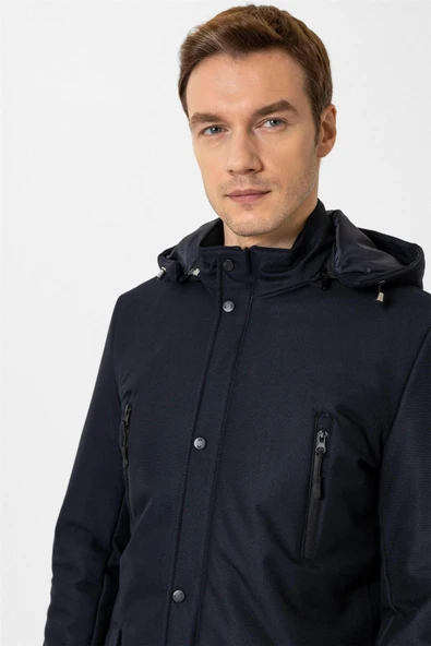 Lacivert Slim Dolum Mont - Resim 3