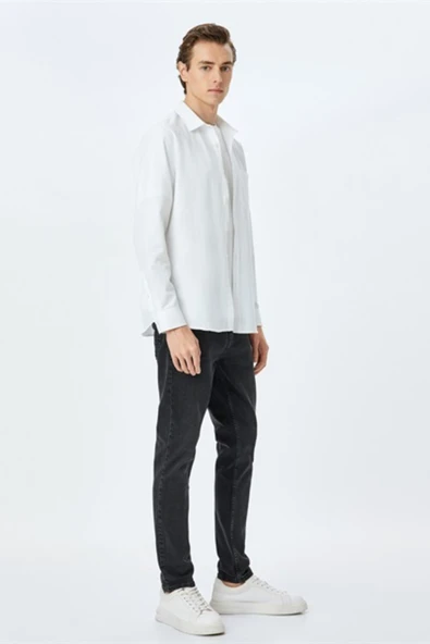 MICHEAL Skinny Antrasit Erkek Jean Pantolon 5SAM40054ID ürün görseli 1