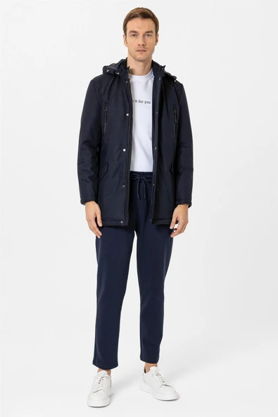 Lacivert Slim Dolum Mont - Resim 6