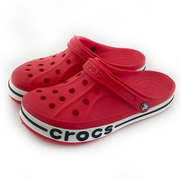 CROCS BAYABAND UNİSEX CLOG KIRMIZI YAZILI ürün görseli 1
