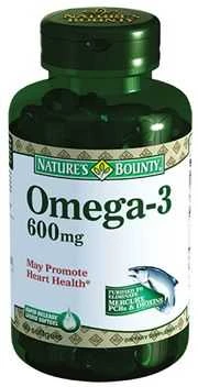 Nature's Bounty Omega 3 600 mg 30 Kapsül Balık Yağı ürün görseli 1