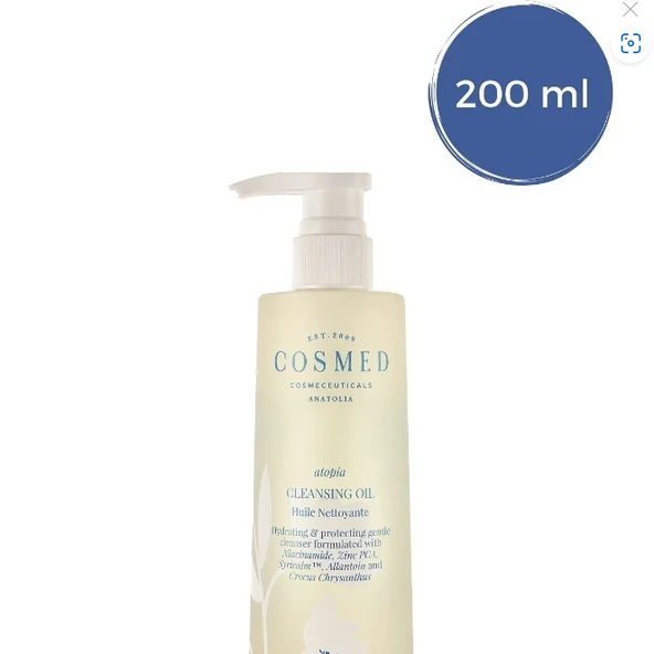 Cosmed Atopia Temizleme Yağı 200 ml, Renk: Cosmed Atopia Temizleme Yağı 200 ml ürün görseli 1